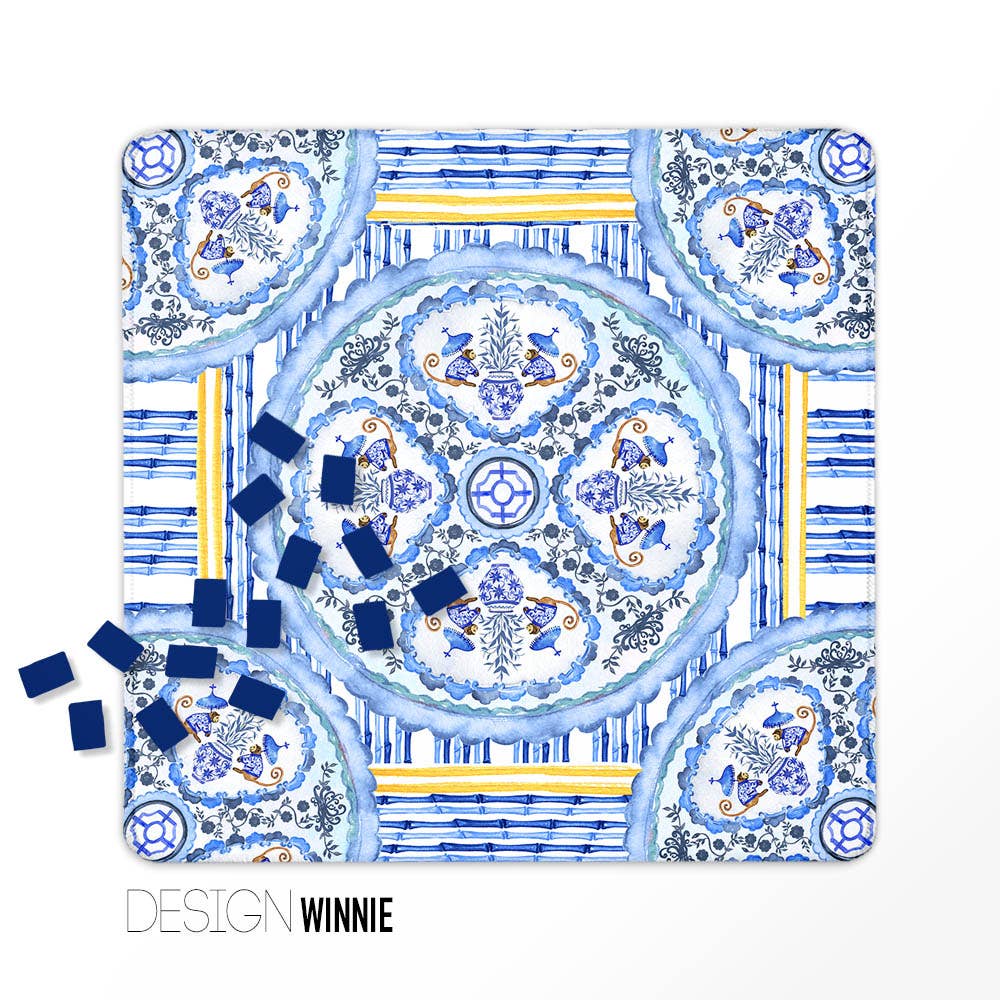 Mahjong Mat 31", Neoprene, Summer Collection: Winnie / Neoprene with bag