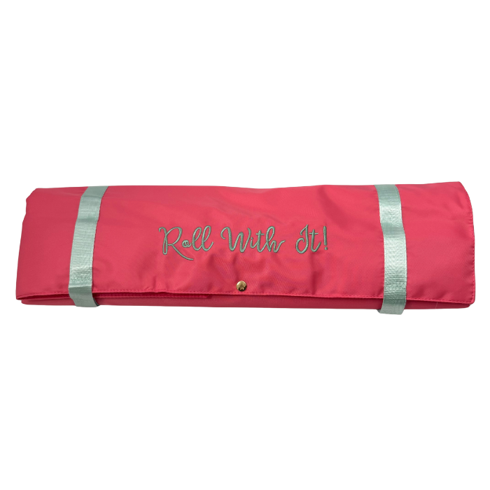 Roll With It - Rack Roller Bag - Mahjong Rack & Pusher Pink & Mint -