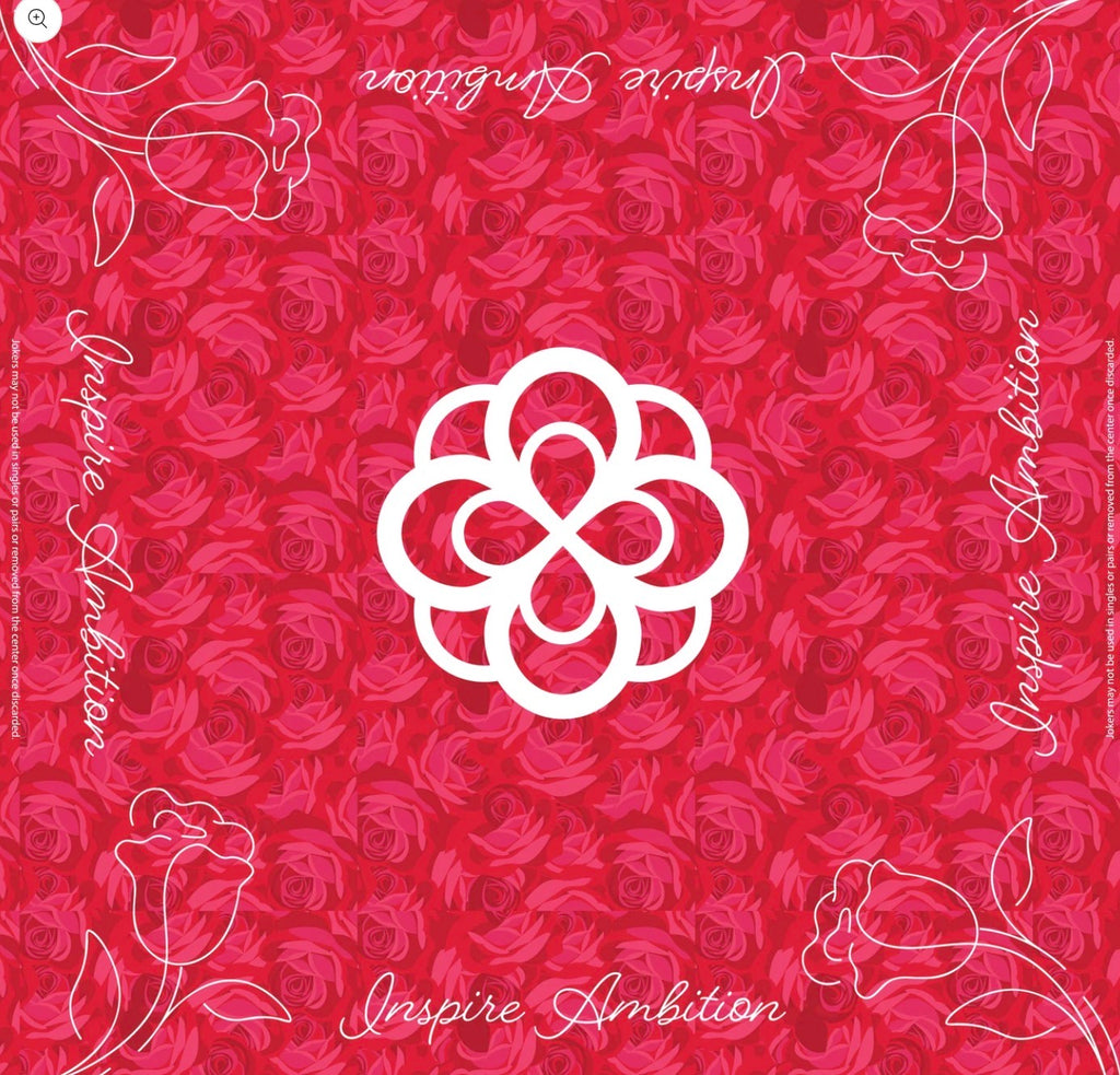 Mahjong Sisterhood Alpha Omicron Pi Mahjong Mat and Shufflers Bundle (NO TILES)