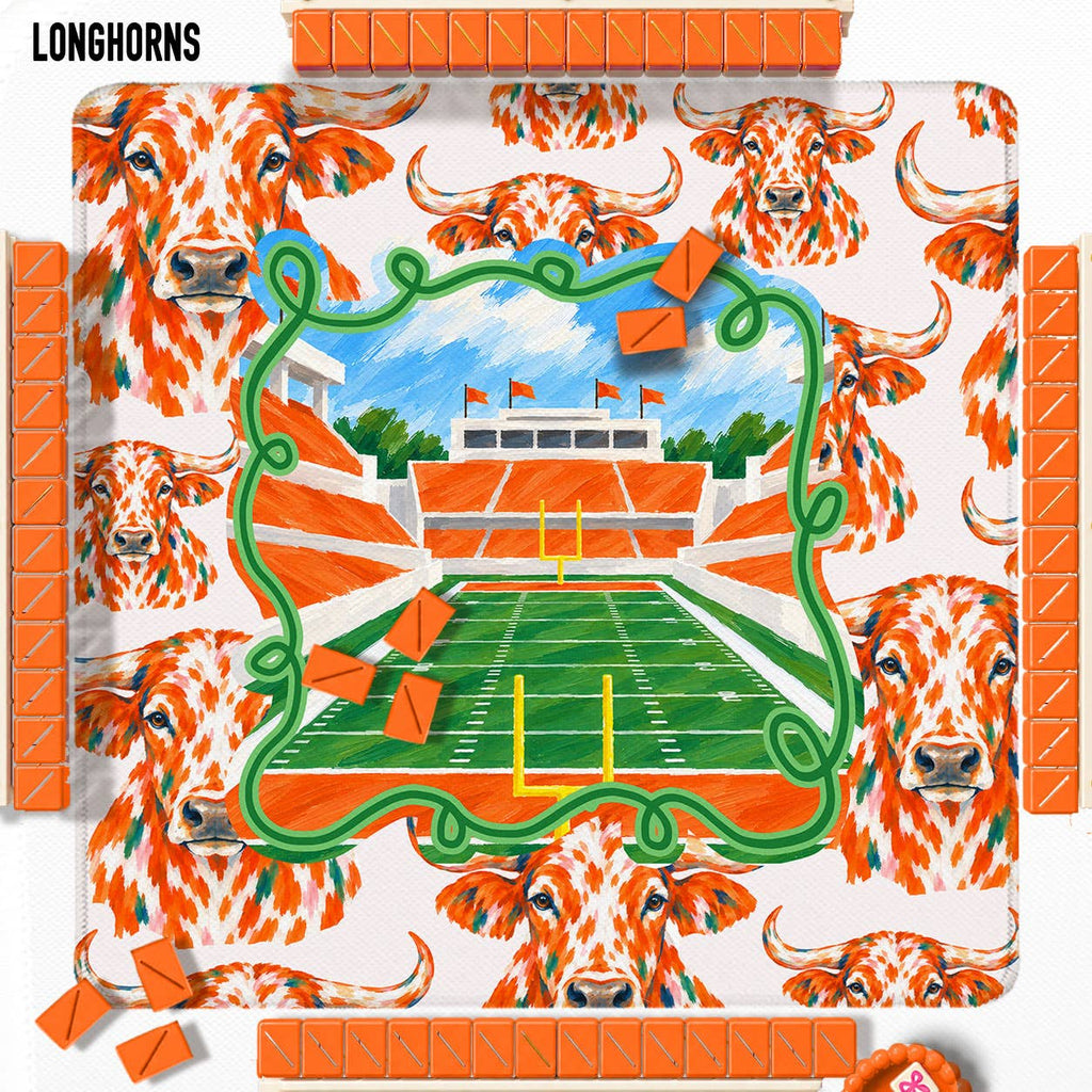 Mahjong Mat 31", Football, Grace Christian Rams Knoxville TN Tennessee