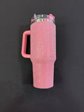 Light Pink Sparkle Tumbler Cup