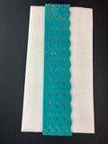 My Fair Mahjong MAHJONG RACK PUSHER ADD ON-MAGNETIC | Premium Acrylic Set(4): Scalloped Solid Teal