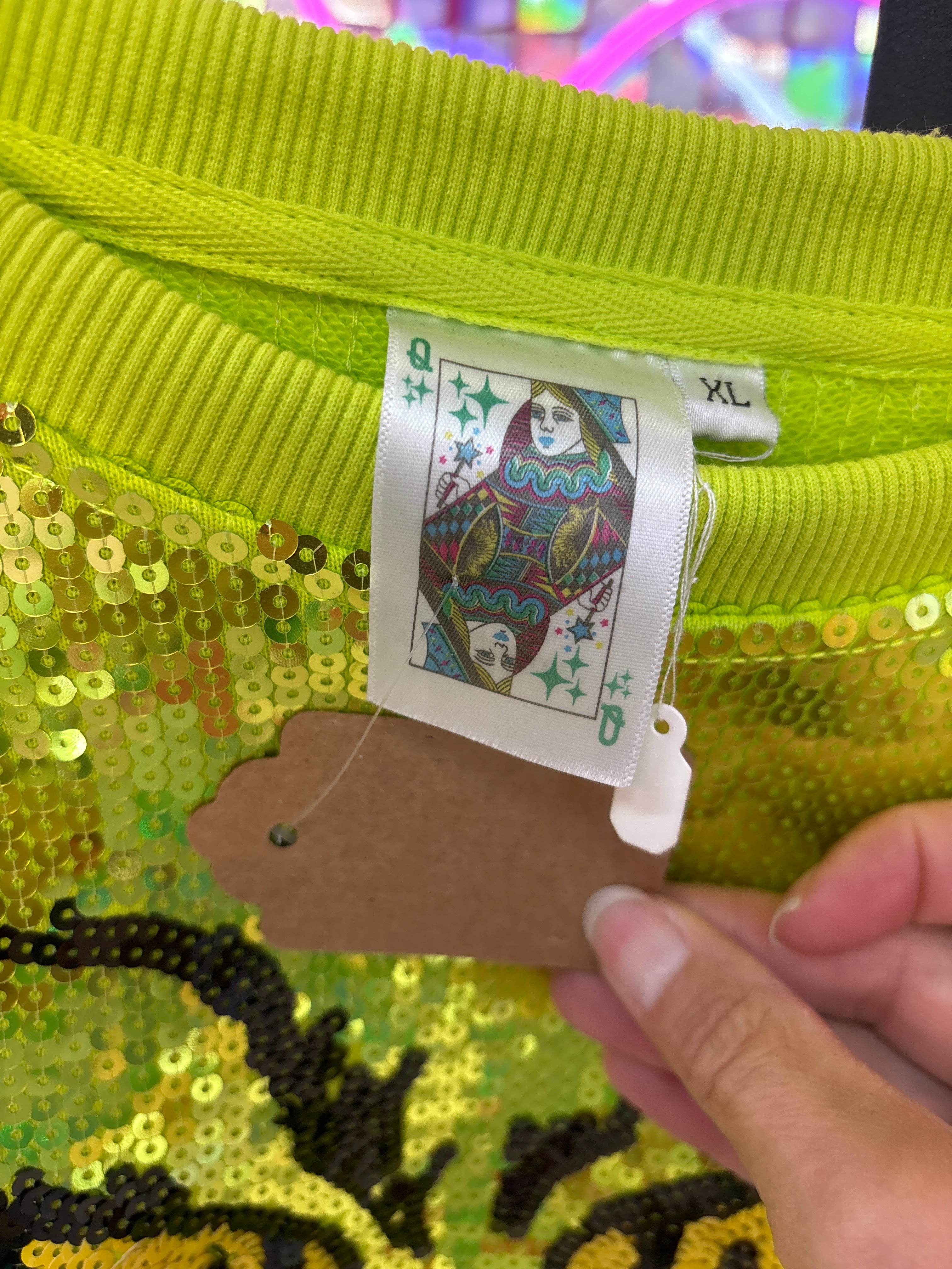 Queen of Sparkles QOS NWT Grinch XL