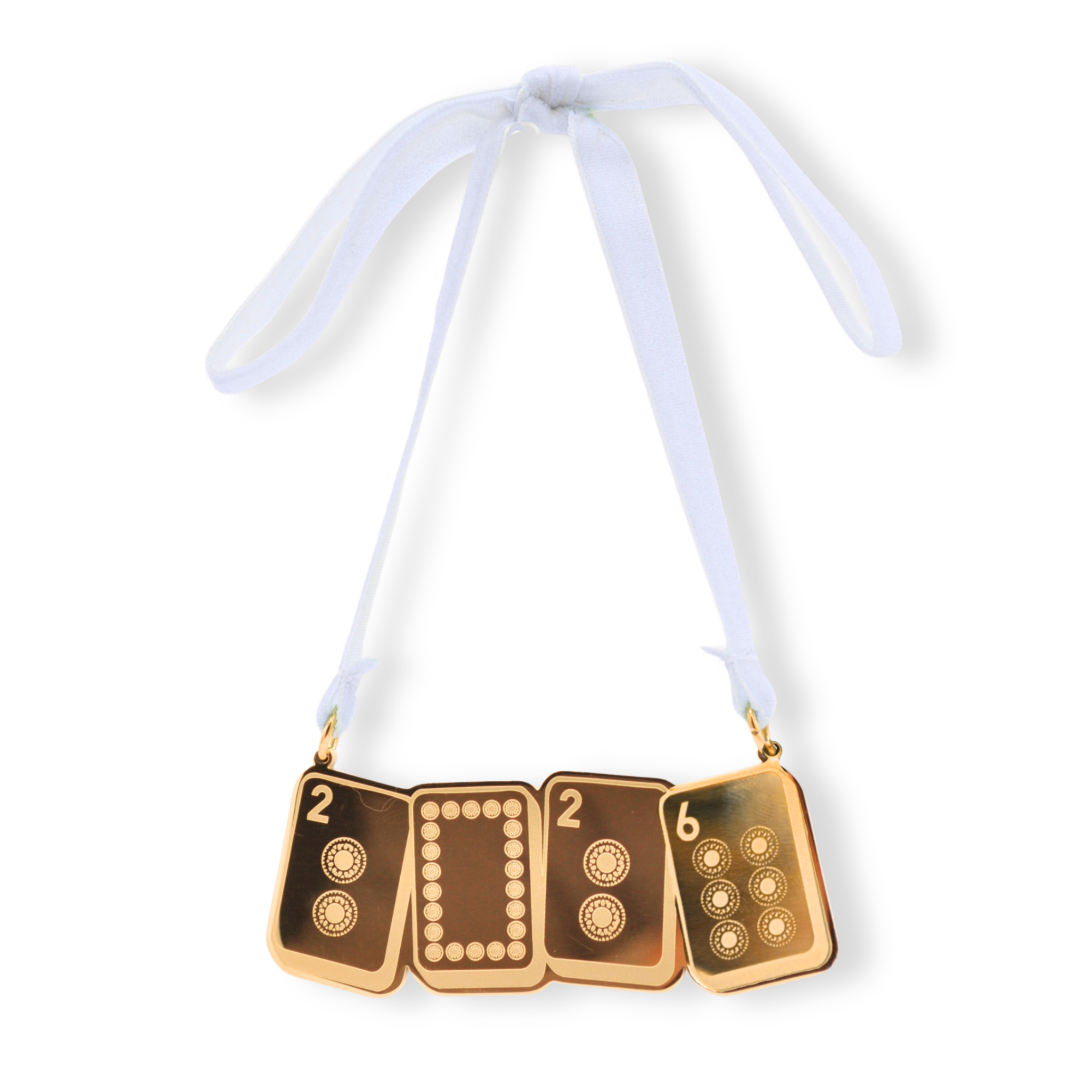Limited Edition 2026 Engraved Mahjong Ornament