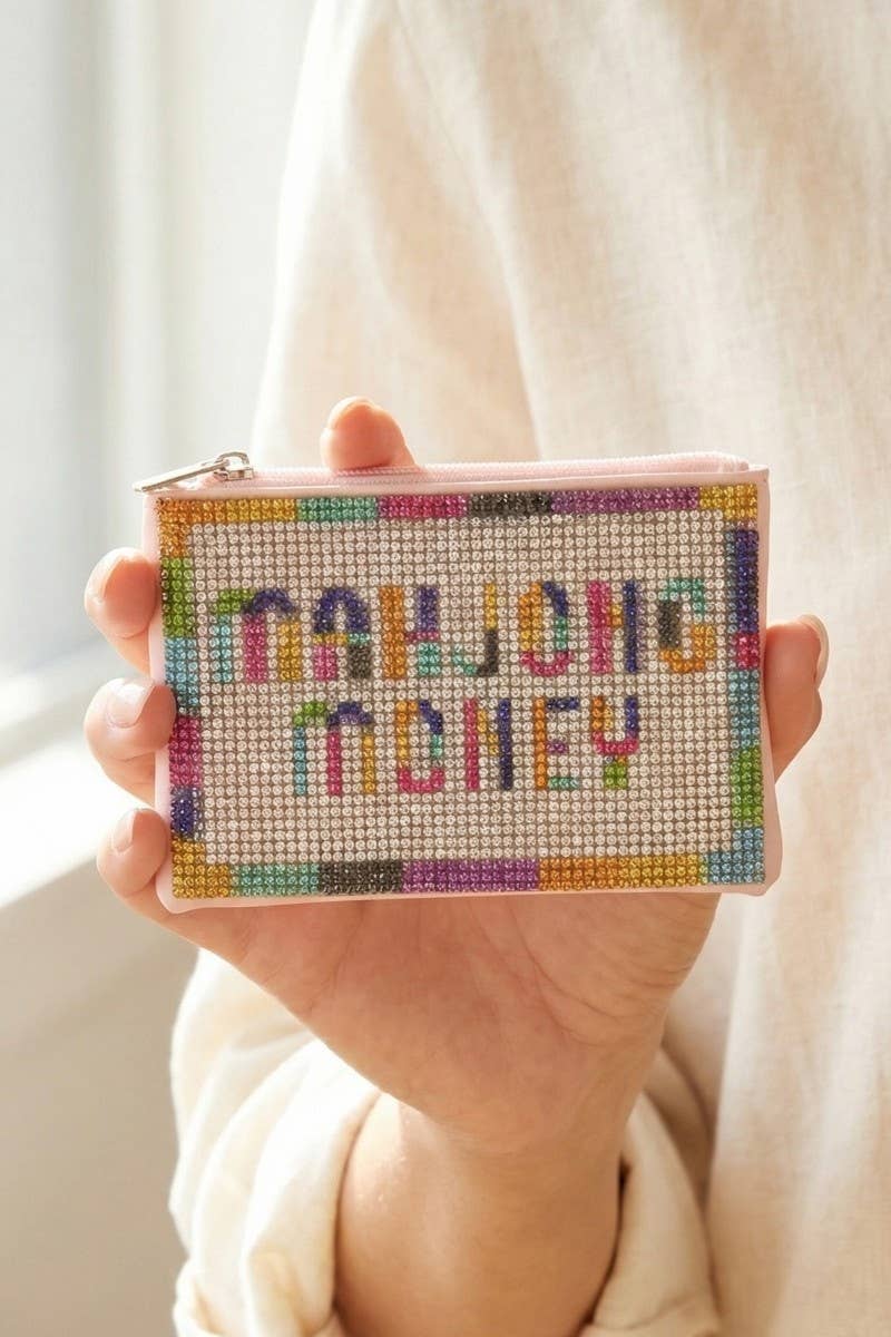 Mahjong Money Pave Coin Purse HD00810-NM: MULTI