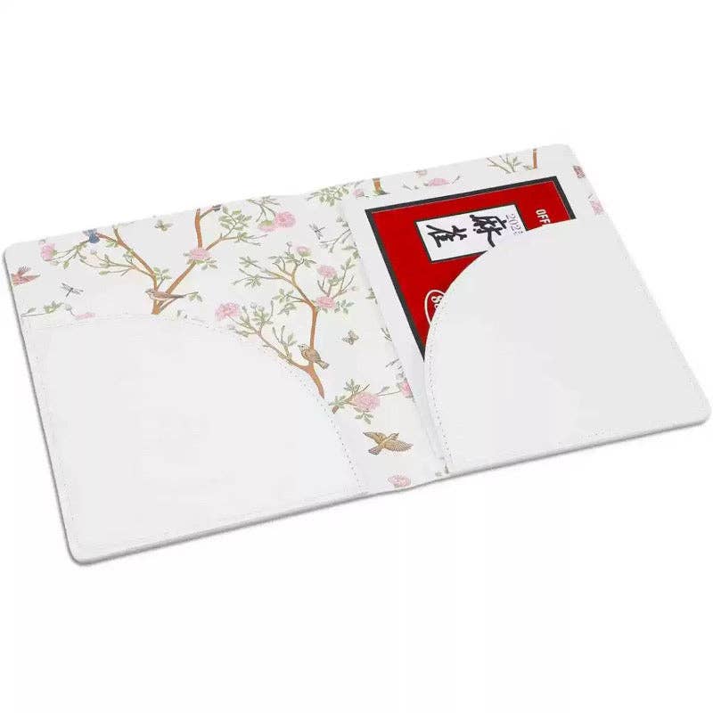 Leather NMJL Card Portfolio: Pink