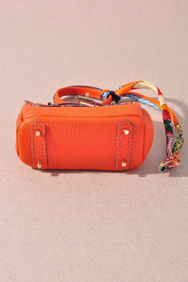 MINI BIRKIN PURSE KEYCHAIN  : Yellow