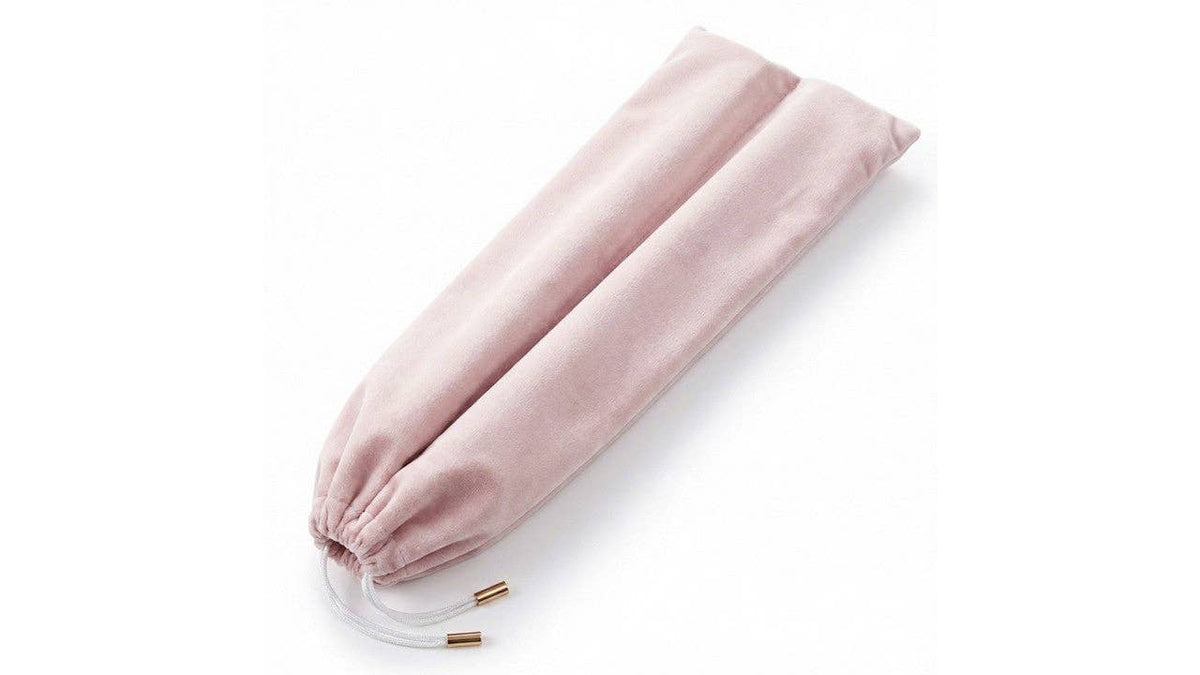Rack Bag for Racks and Pushers, Velvet, 2 Compartments Fits 4 Racks up to 20": Pink