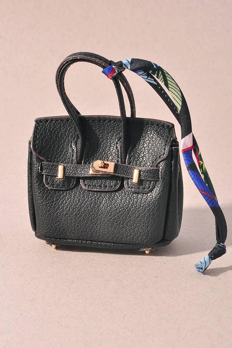 MINI BIRKIN PURSE KEYCHAIN  : Yellow