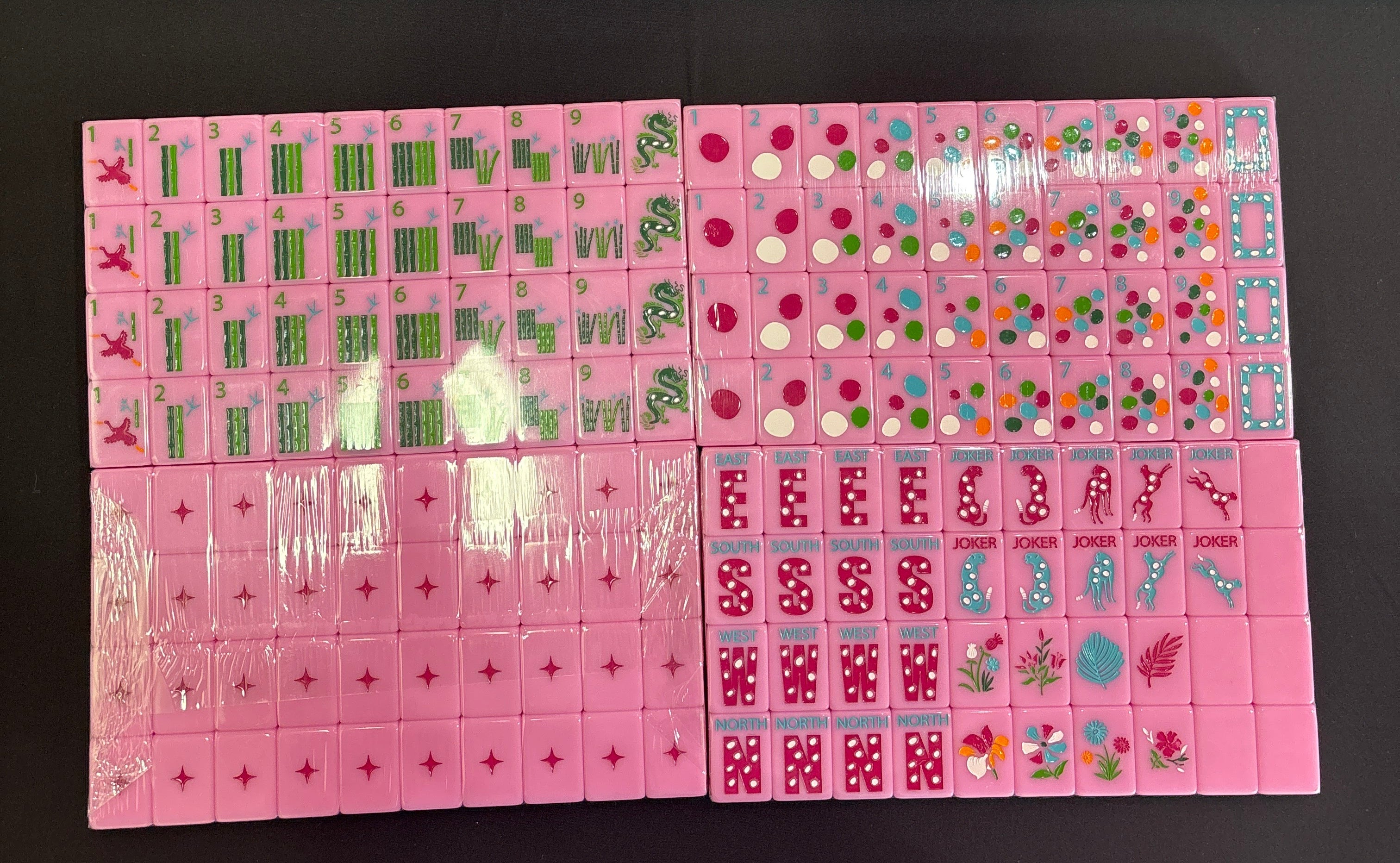 Bespoke Springtime Safari Mahjong Tiles