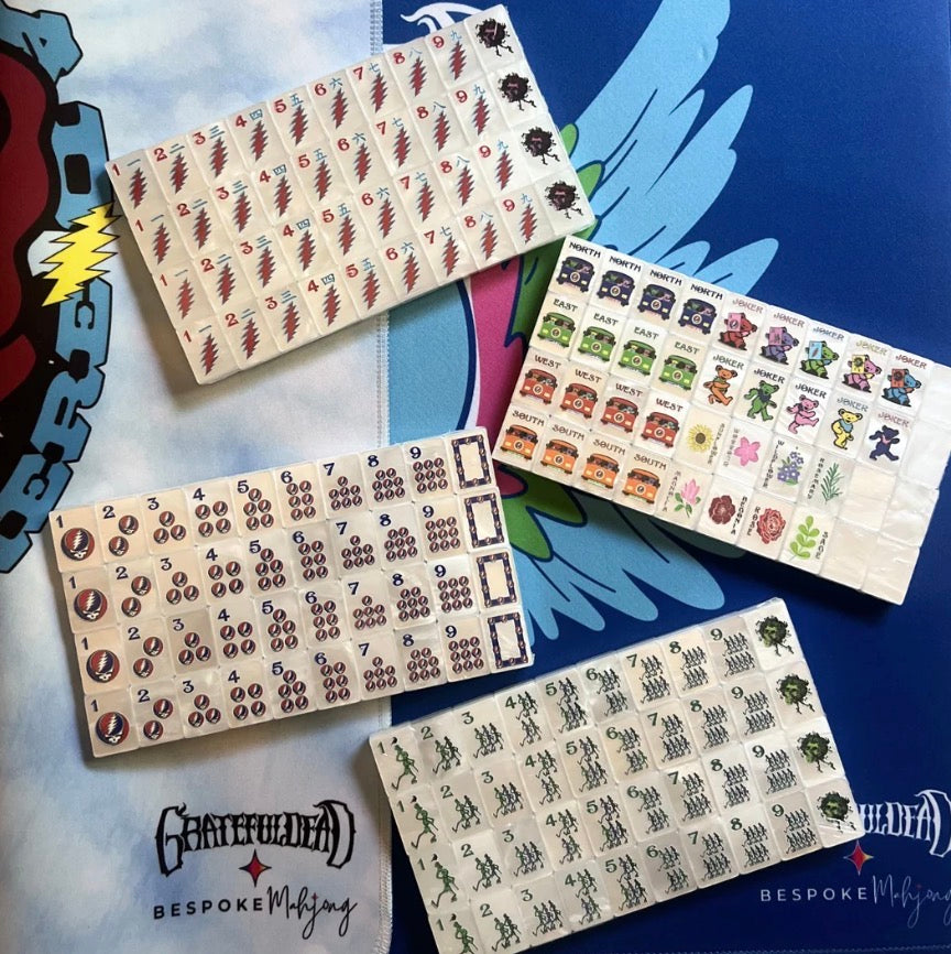 Grateful Dead Mini Travel Tiles- Bespoke Mahjong