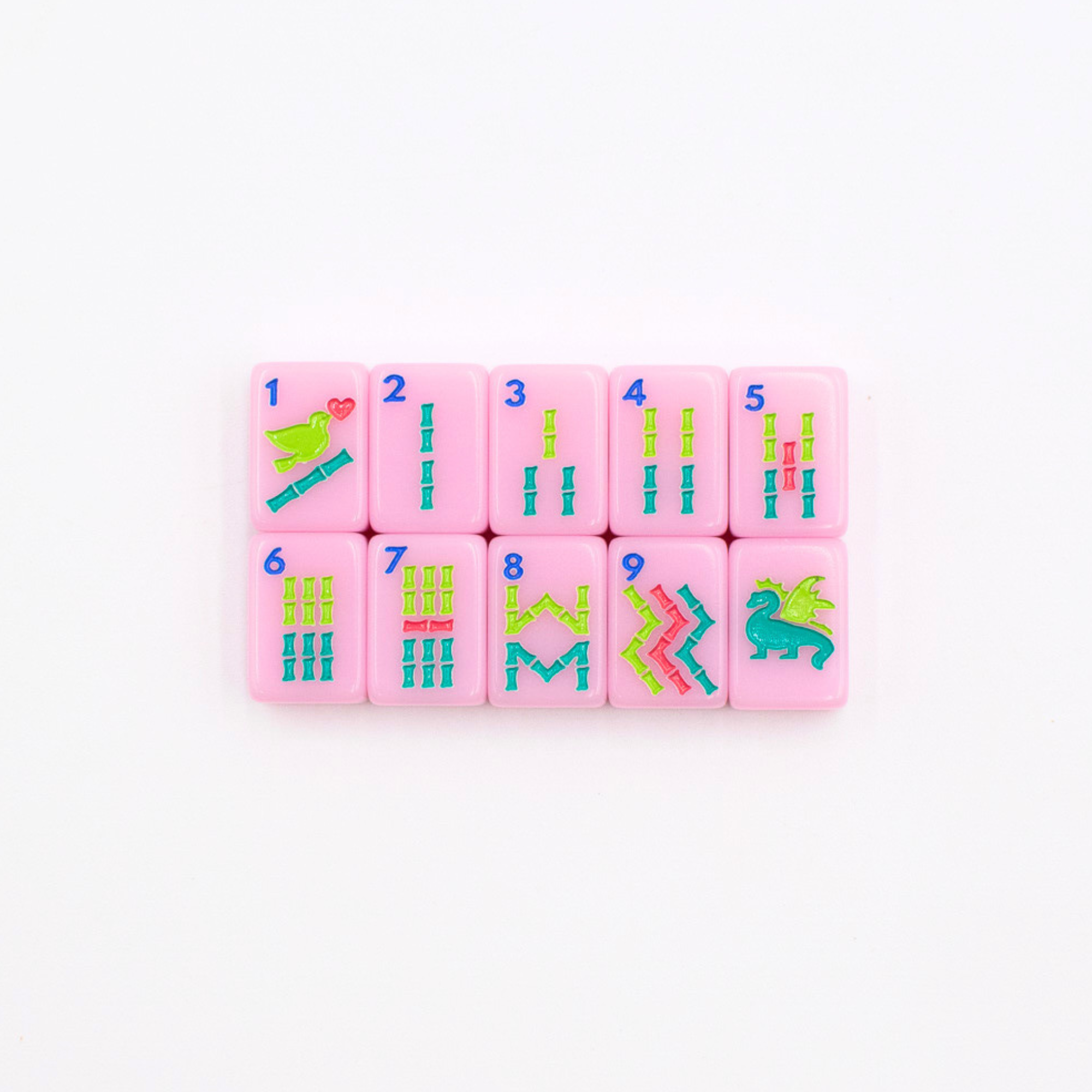 My Fair Mahjong MINI TRAVEL MAHJONG  |  Mini Anywhere Series  |  Pink  CLEARANCE - MUST GO!!!