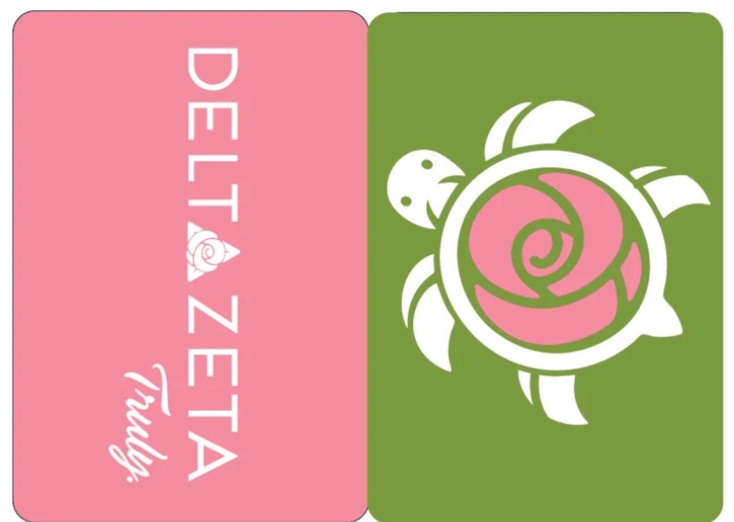 Mahjong Sisterhood Delta Zeta Bid Day Bundle- Mahjong Tiles, Mat, and Shufflers
