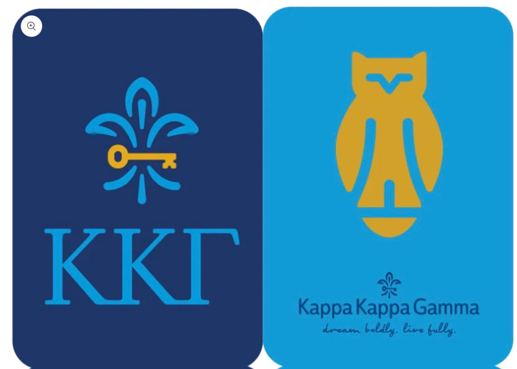 Mahjong Sisterhood Kappa Kappa Gamma Bid Day Bundle- Mahjong Tiles, Mat, and Shufflers