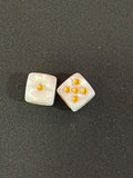 Mini Pearl Gold Dot Mahjong Dice