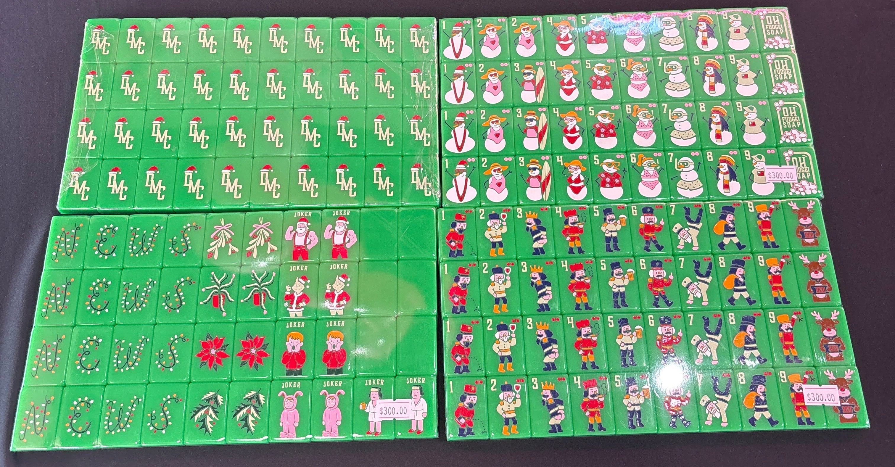 Dirty Mahjong- The Tacky Christmas Set