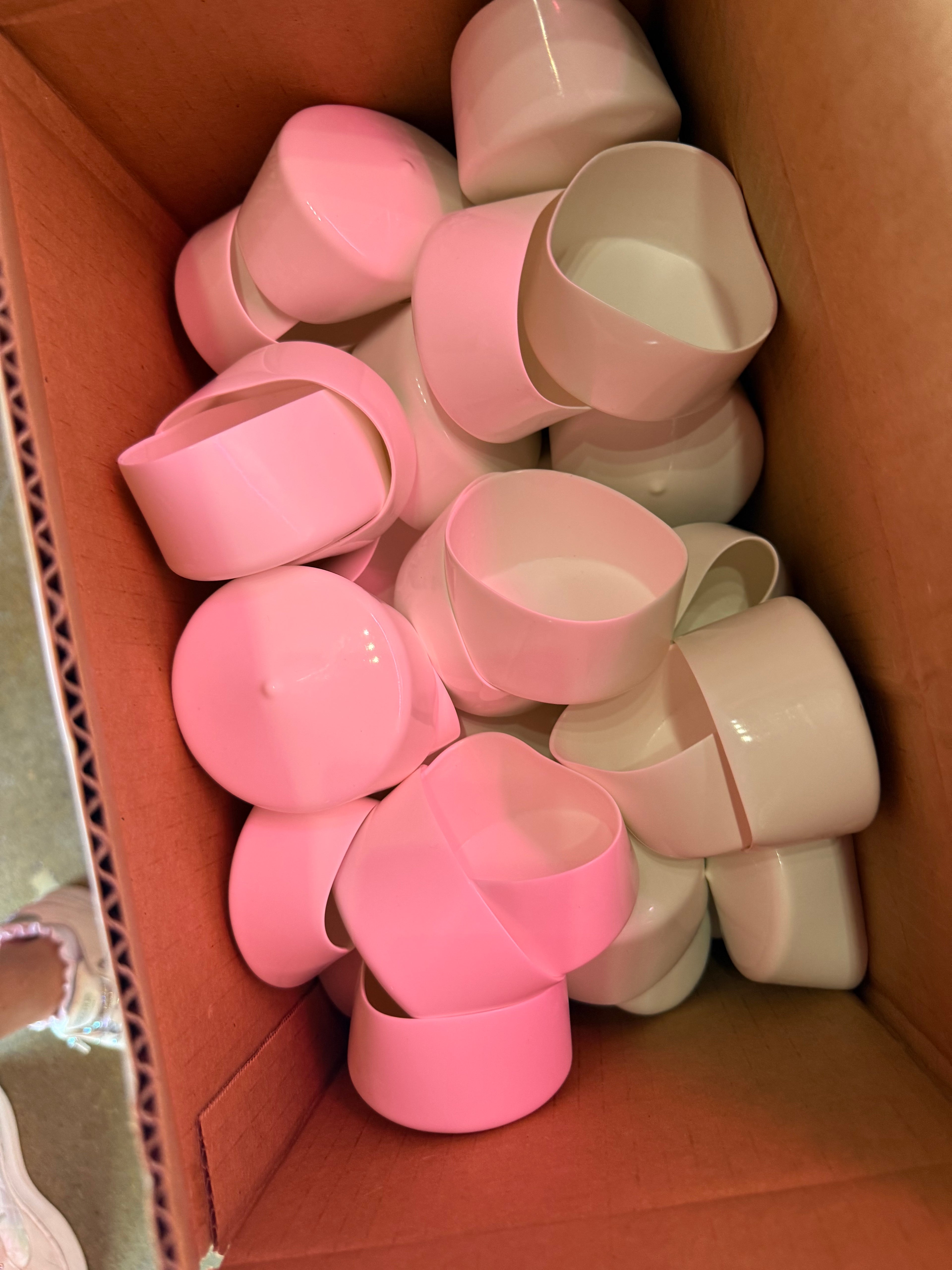 Clear tubes SET of 5 includes shipping!!!