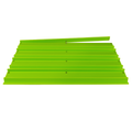 My Fair Mahjong MAHJONG RACKS | Premium Acrylic | 4 Racks + 4 Pushers: Solid Citrus Green / Chartreuse