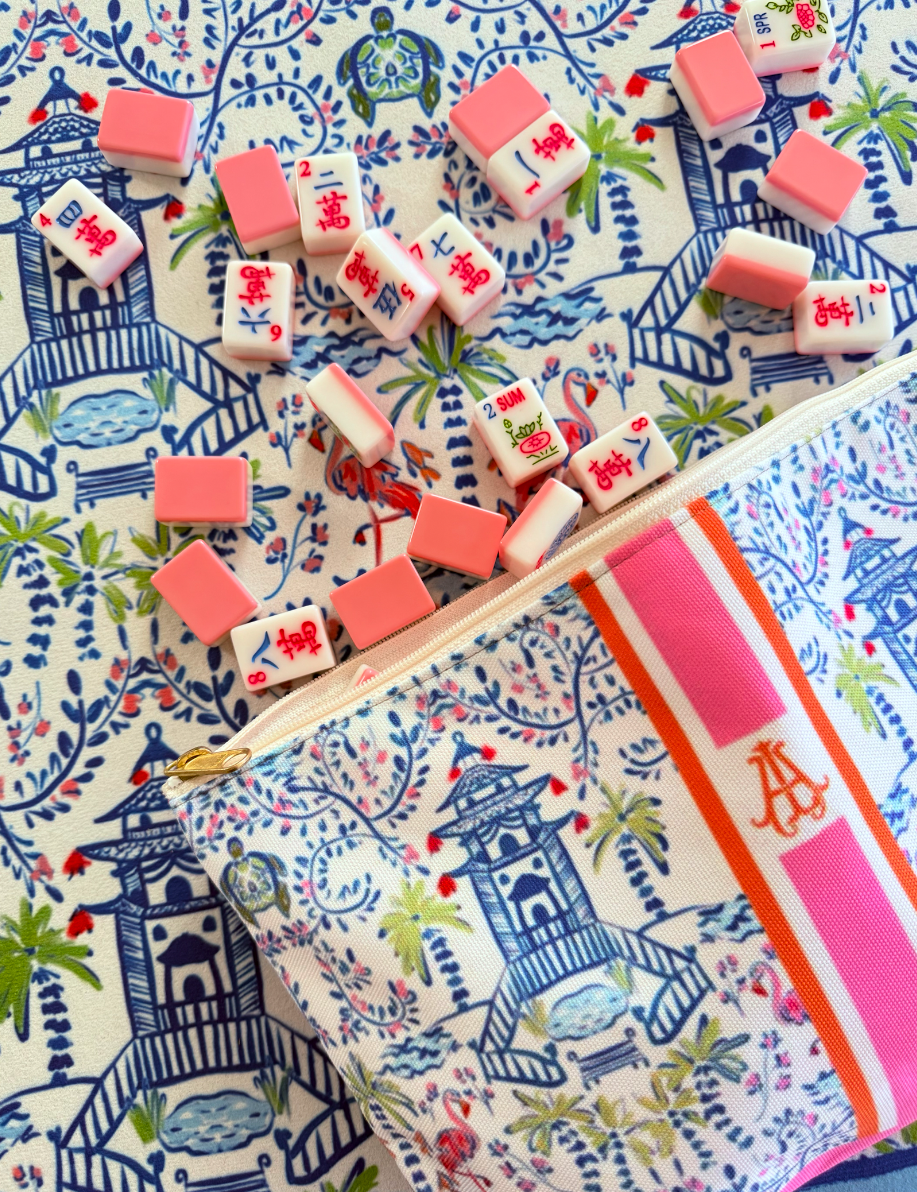 Britt Mills Mahjong Mats (Non-Neoprene): Royal Blooms