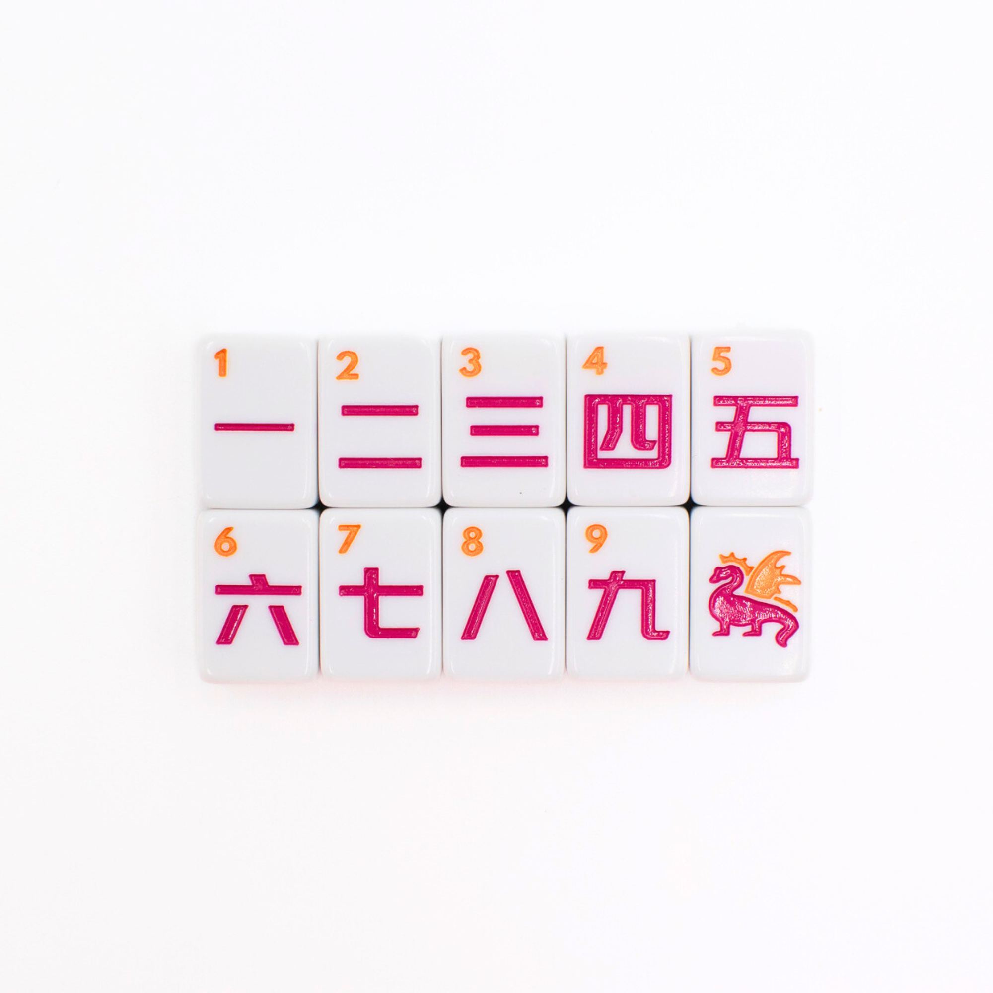 My Fair Mahjong MINI TRAVEL MAHJONG  |  Mini Anywhere Series  |  White CLEARANCE - MUST GO!!!
