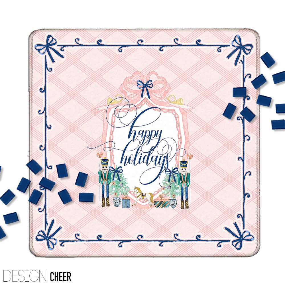 Mahjong Mat 31", Neoprene, Holiday, Christmas, Winter : Joy / Neoprene without bag