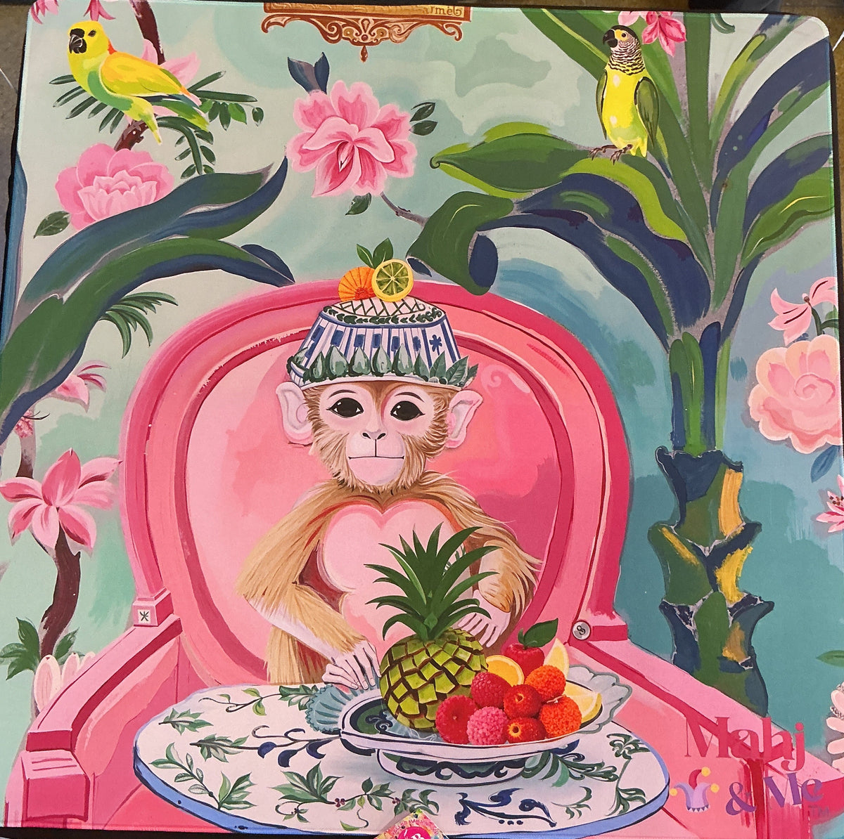 Mahj & Me - Punch the Monkey Mahjong Mat