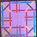 The Mahjong House Double Sided Mahjong Mat- Lilac Trellis CLEARANCE - MUST GO!!!
