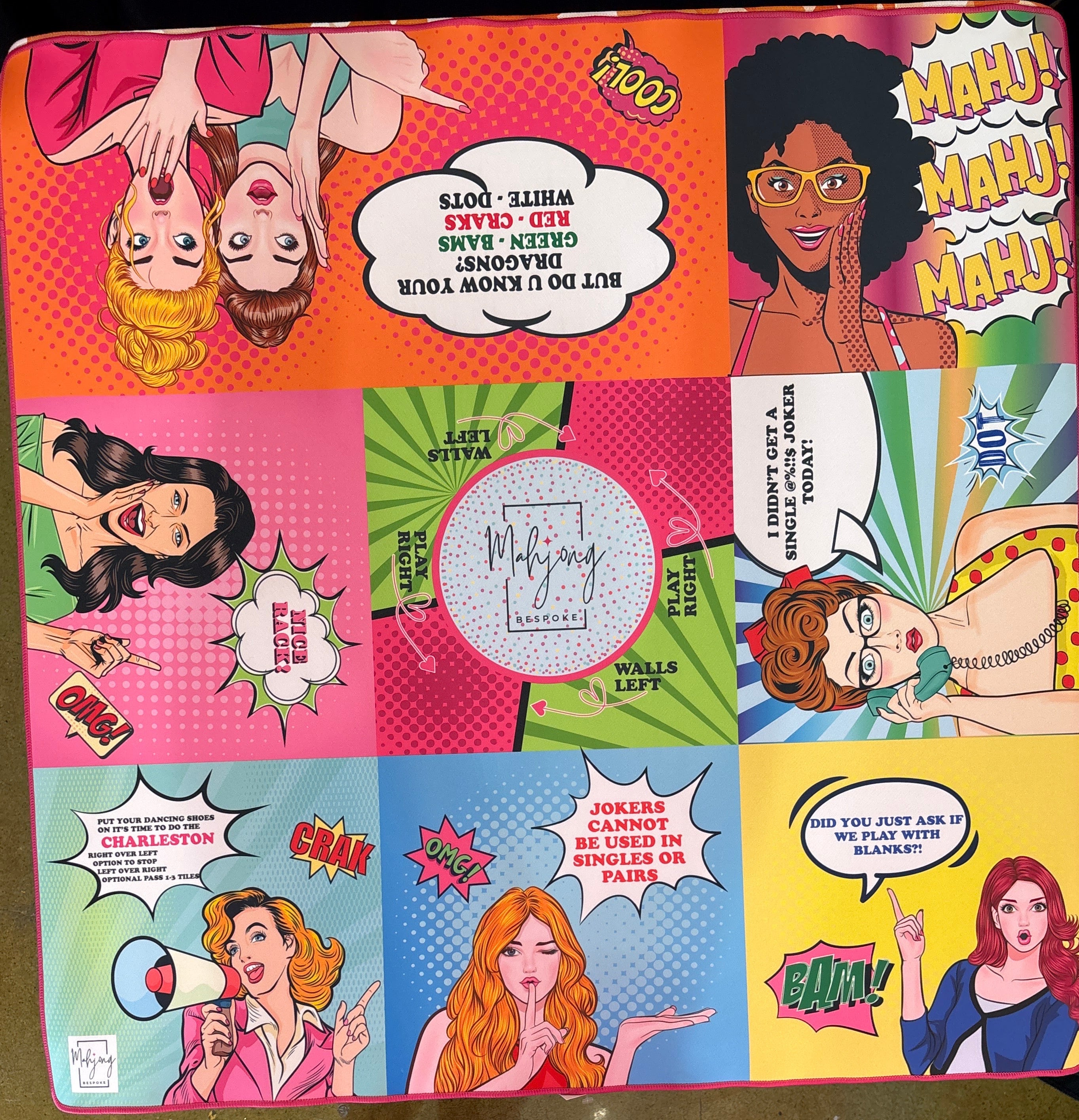 Bespoke Pop Diva Mahjong Mat (New Version)