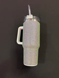 Silver Sparkle Tumbler Cup