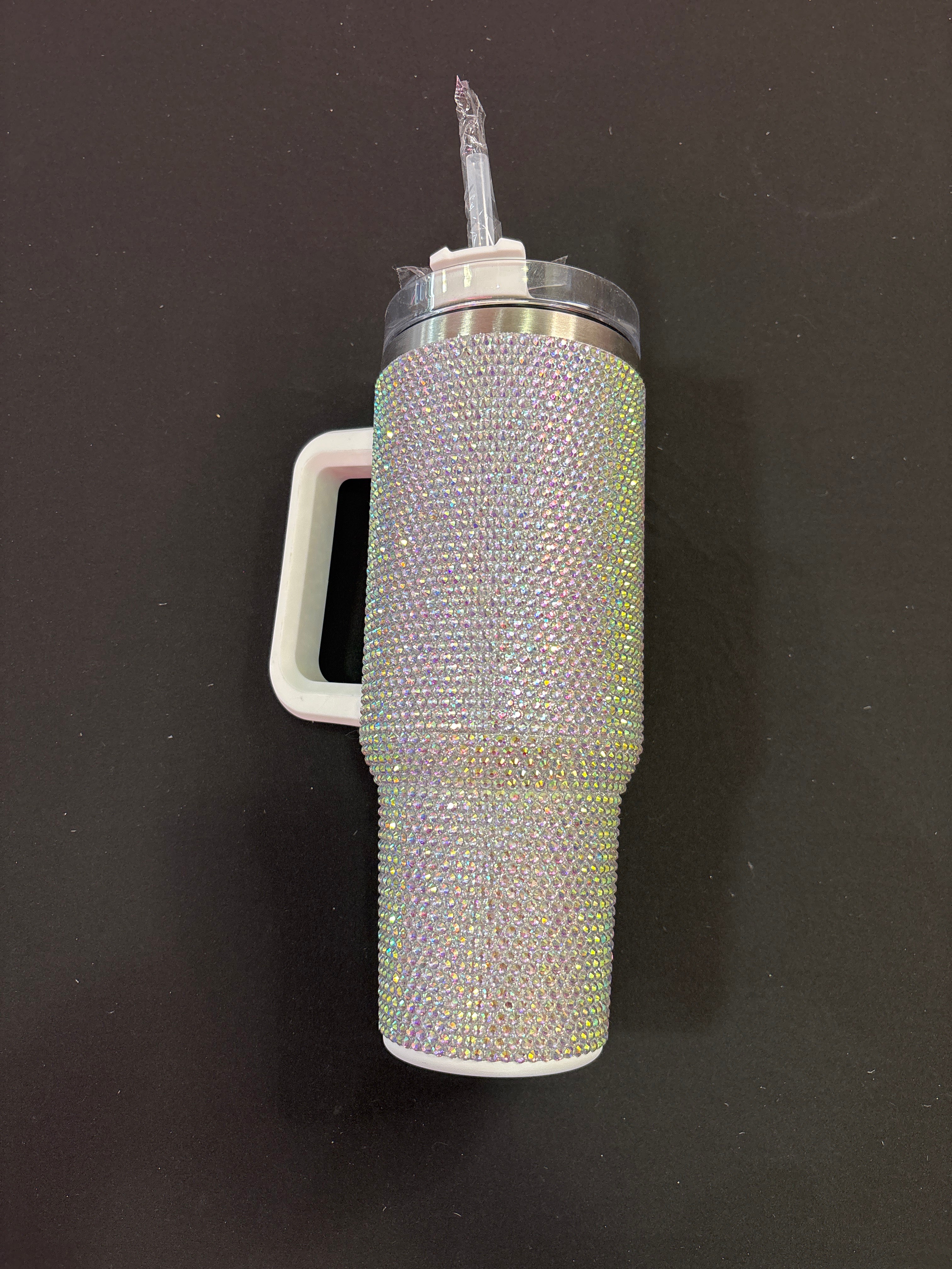 Silver Sparkle Tumbler Cup