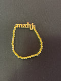 Gold Beaded Mahj Bracelet
