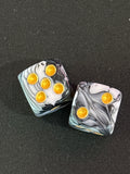 Smoky Marble Mahjong Dice