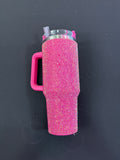 Hot Pink Sparkle Tumbler Cup