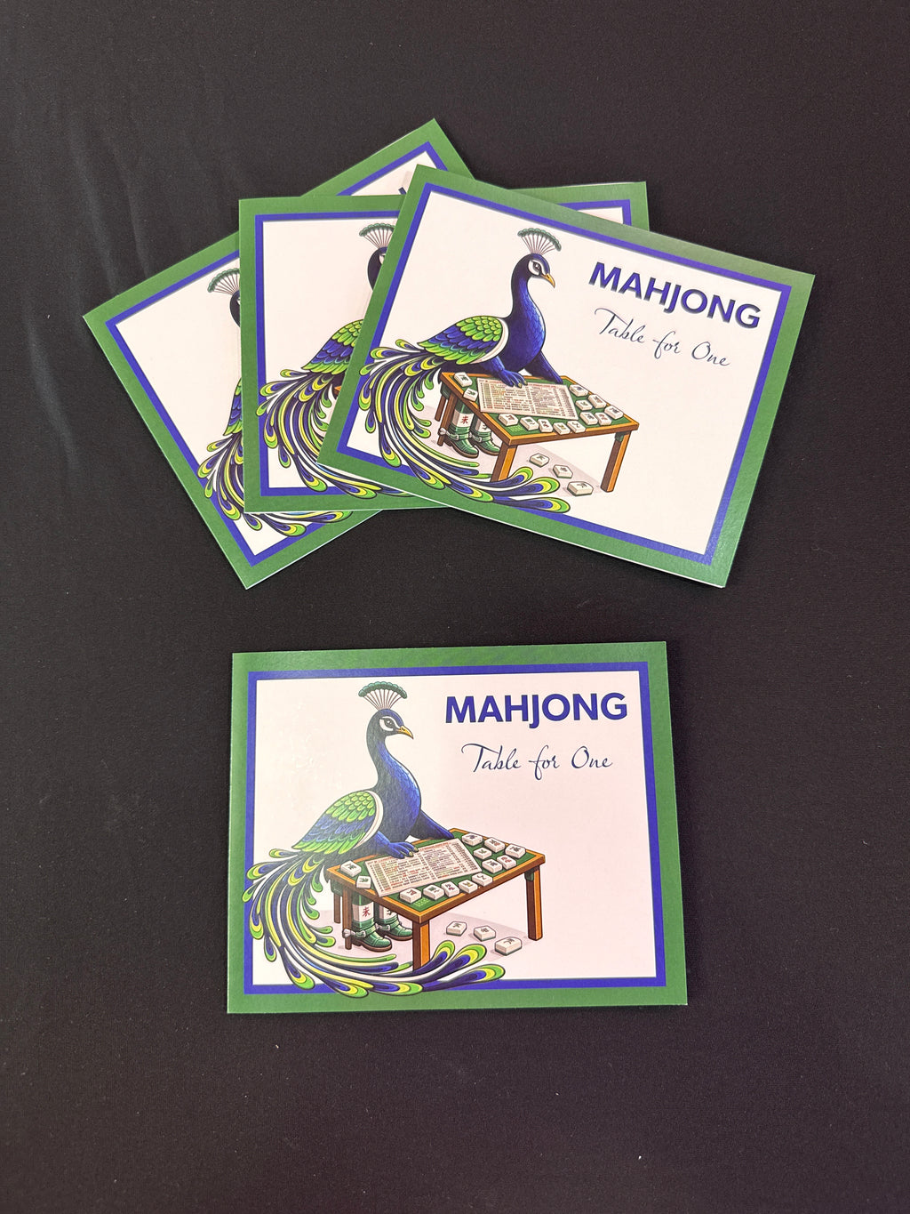 Mahjong Table for One Card