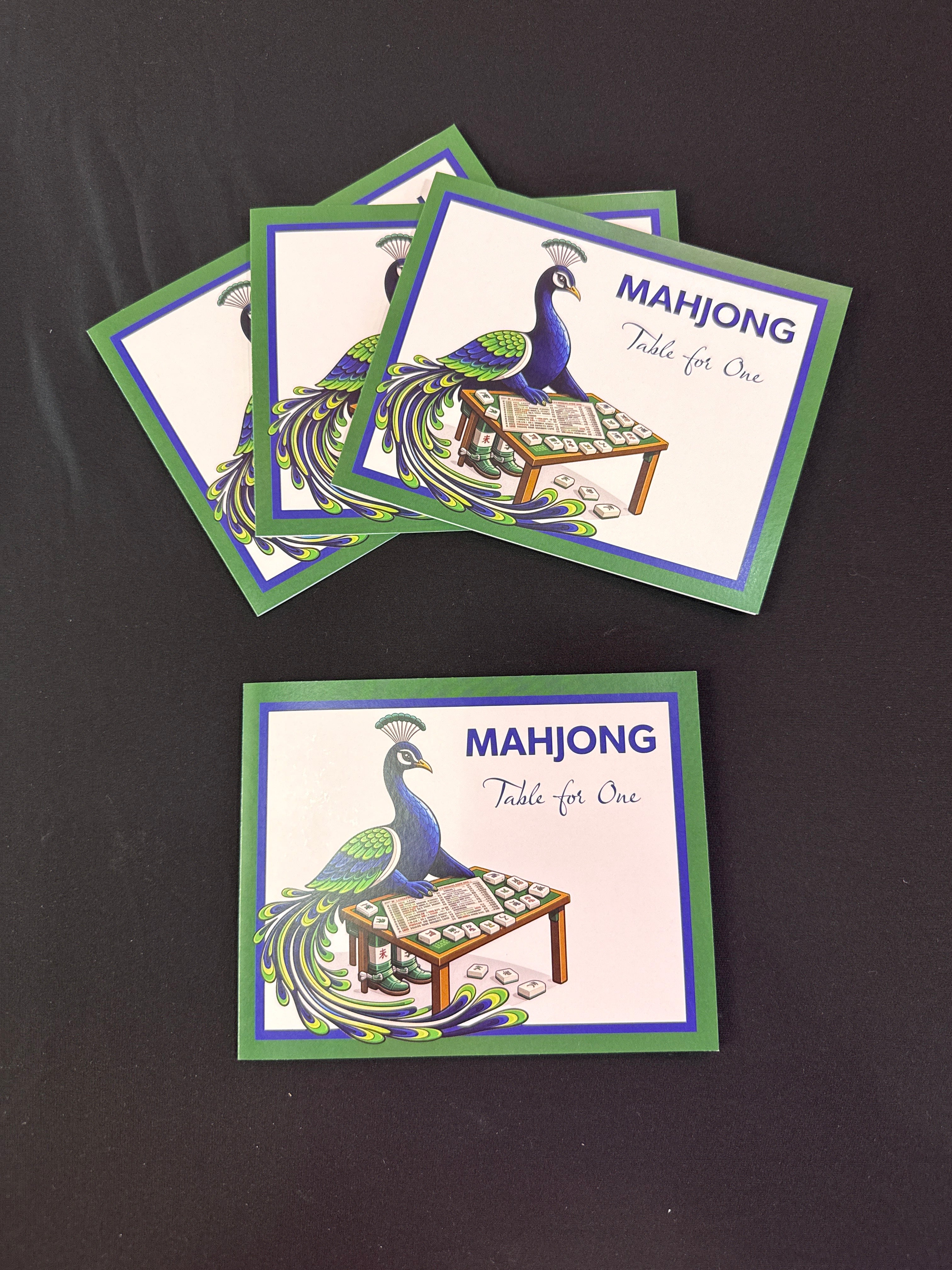 Mahjong Table for One Card