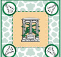 Mahjong Sisterhood Alpha Epsilon Pi Bid Day Bundle - Mahjong Tiles, Mat, and Shufflers