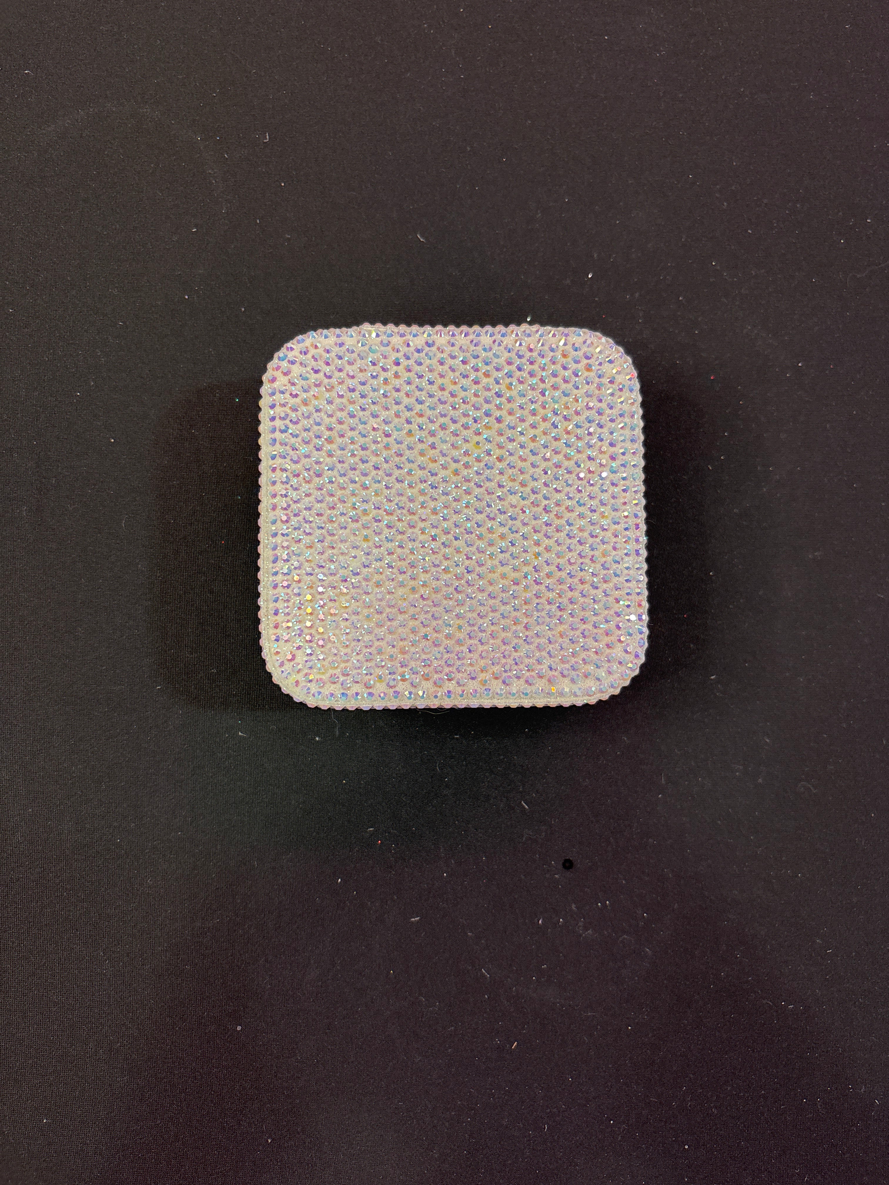 White Sparkle Jewelry Case Box