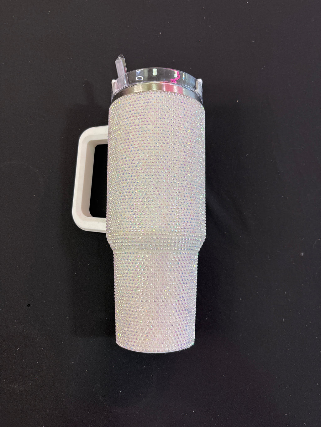 White Sparkle Tumbler Cup
