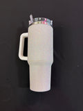 White Sparkle Tumbler Cup