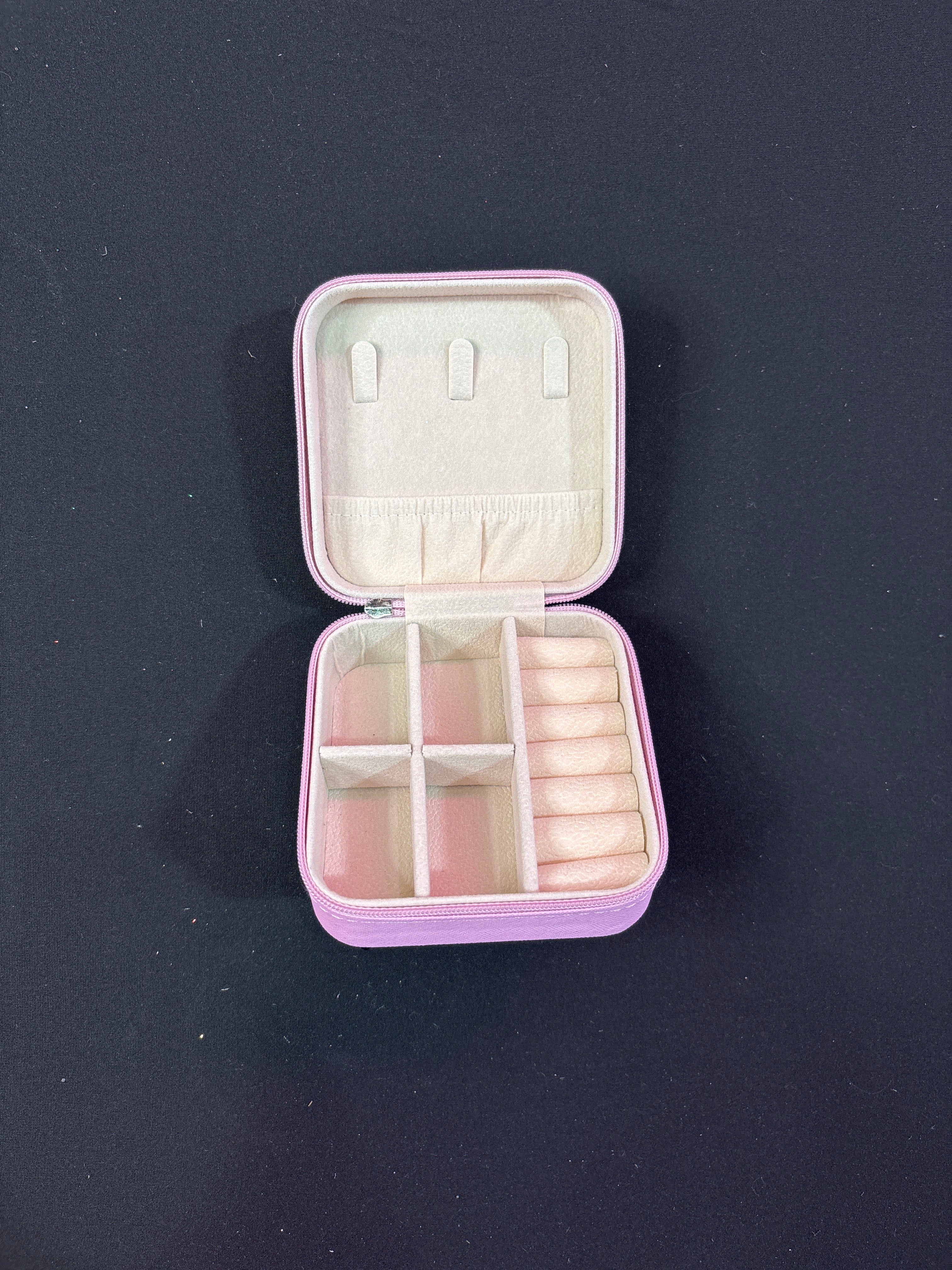 Light Pink Sparkle Jewelry Case Box