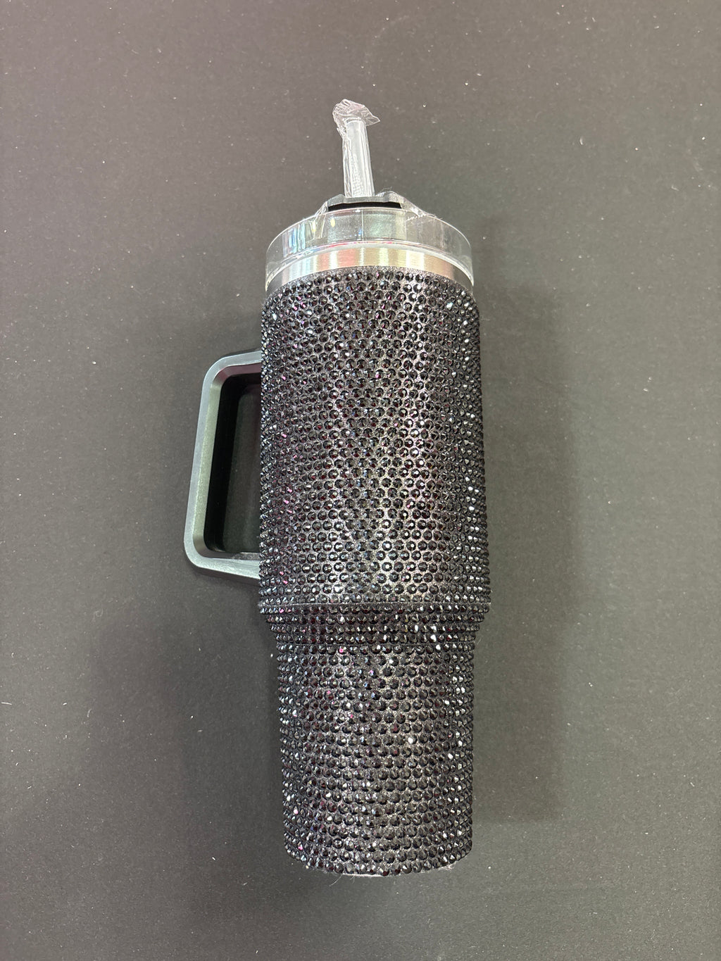 Black Sparkle Tumbler Cup