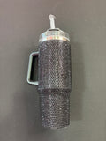 Black Sparkle Tumbler Cup