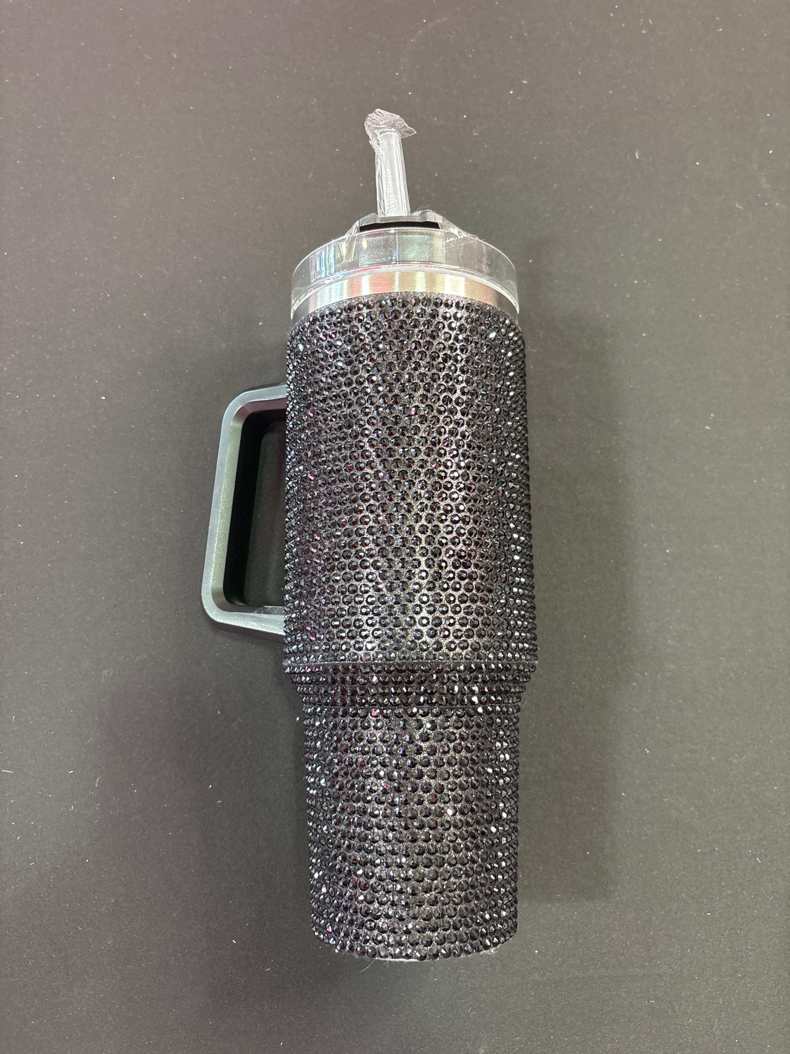 Black Sparkle Tumbler Cup