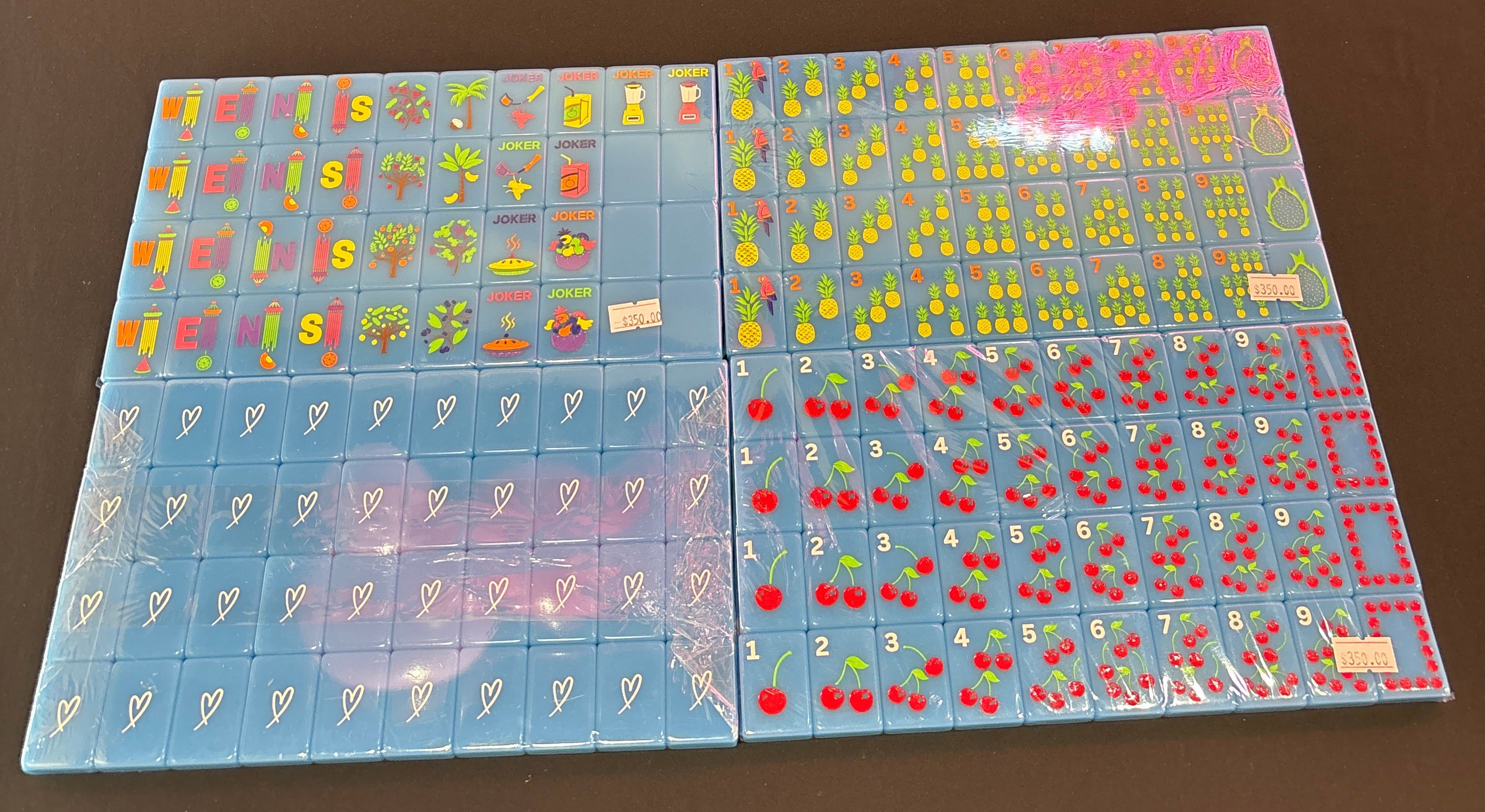A Beautiful Line Mahjong Fruity Tiles