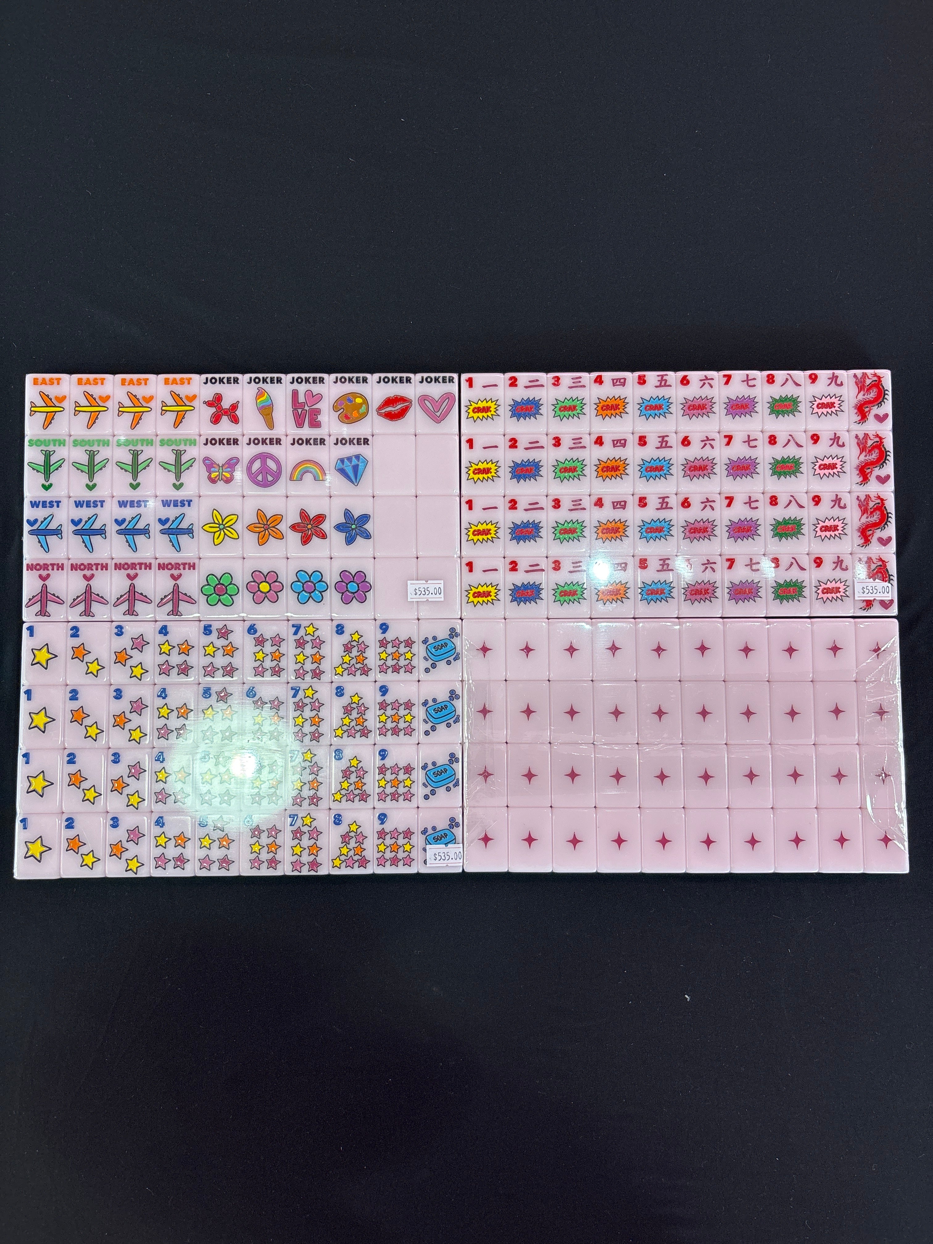 Bespoke Mahjong Corey Page Color Crush- Powder Pink Tiles