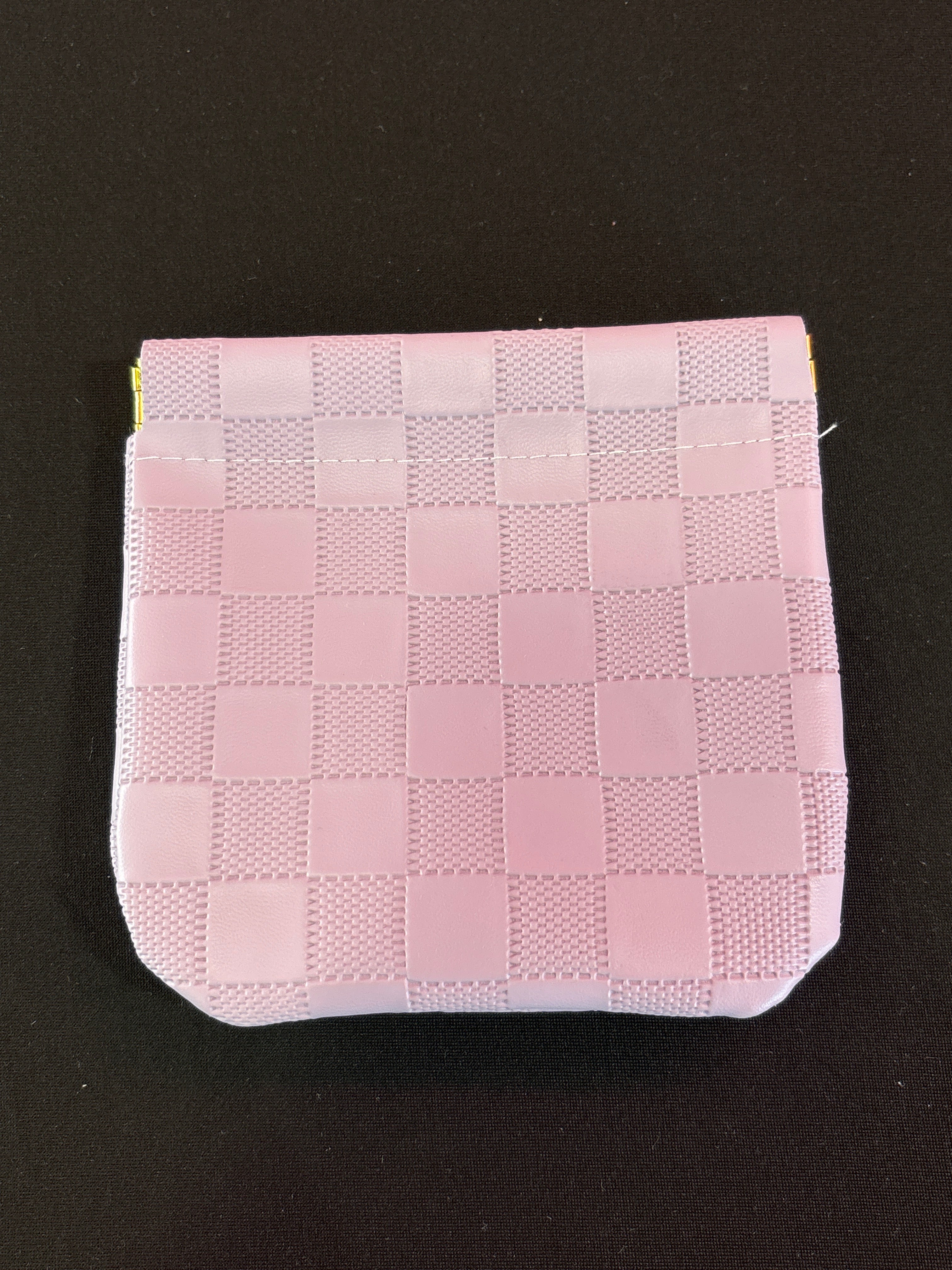 Purple Textured Mahjong Dice Bag