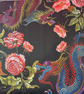 Dragon Black Bespoke Mahjong Mat