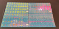 Peace Love Mahjong Teal Tiles