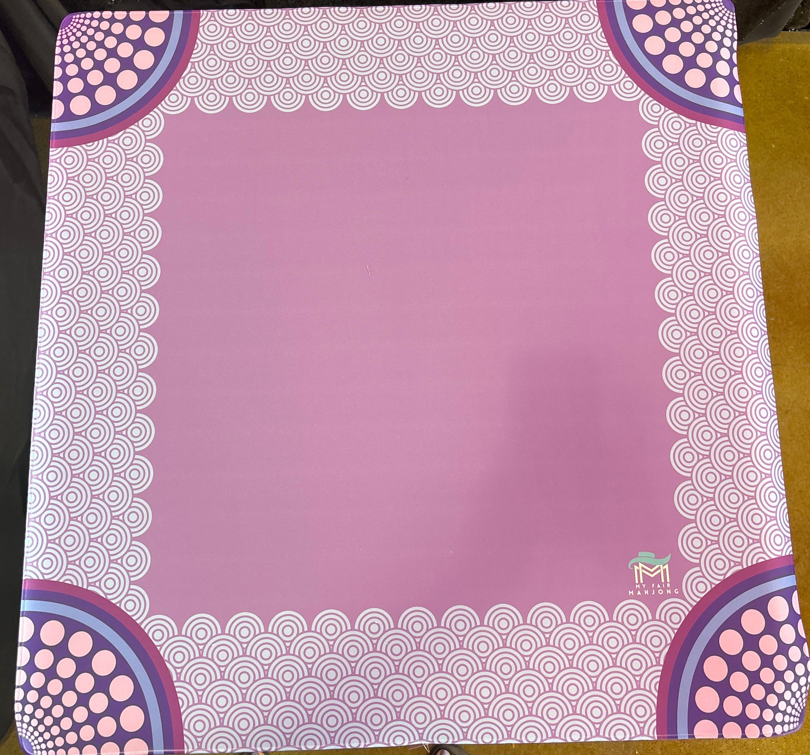 My Fair Mahjong Confetti- purple and aqua mat