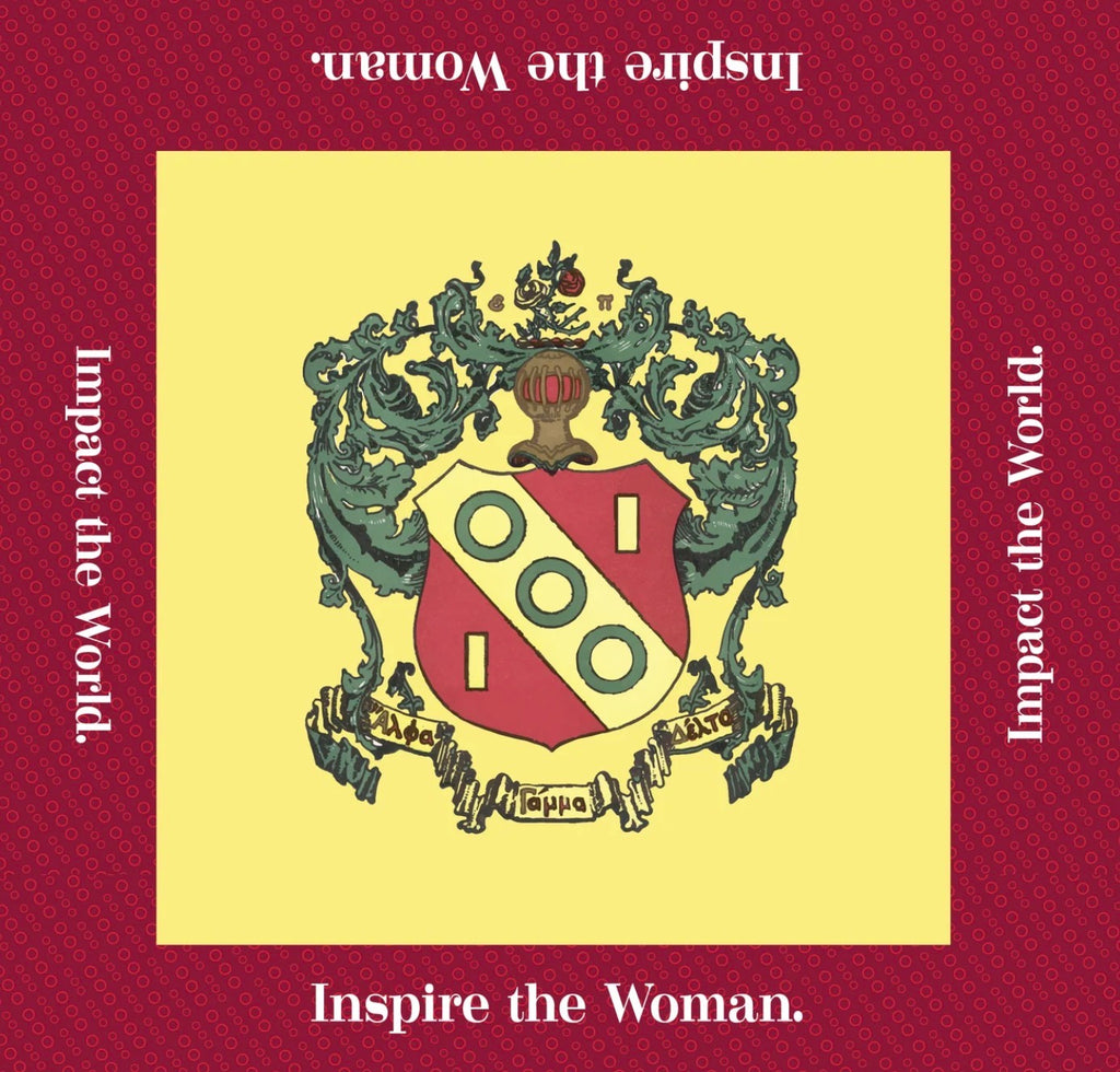 Mahjong Sisterhood Alpha Delta Gamma Bid Day Bundle - Mahjong Tiles, Mat, and Shufflers